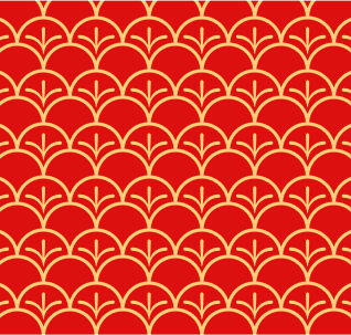 A vibrant red gradient background, transitioning from a deep shade at the top to a lighter tone at the bottom.