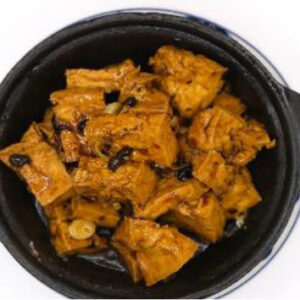 Sizzling Black Bean Tofu